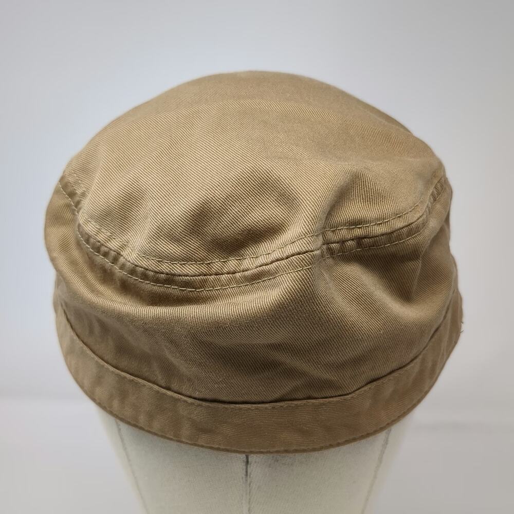 Old Navy Army Cap Brown Xl Cotton Side Patch Shield Logo Regiment Military Hat View 6